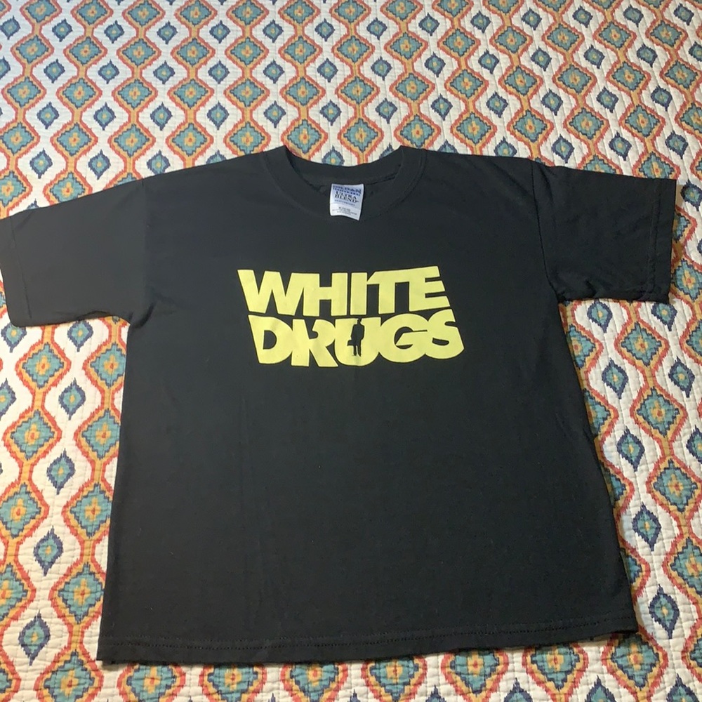 Vintage The Bronx Shirt, White Drugs. Never worn or washed, size Youth Medium.